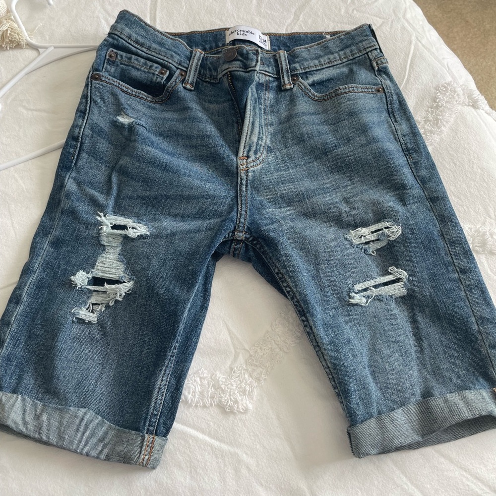 Abercrombie kids denim shorts